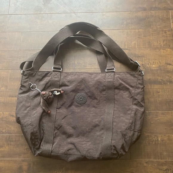 Kipling Cicely brown messanger bag with Alanis monkey - Picture 2 of 14